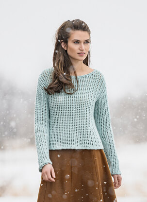 Lauderdale Pullover in Blue Sky Fibers Extra - 202018 - Downloadable PDF