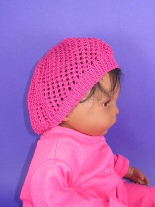 Baby Simple Lacey Tam Slouch hat