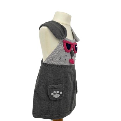 Peppy Puppy Pinafore Dress