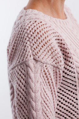 Cable Mesh Sweater