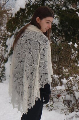 Snow Queen Pi Shawl