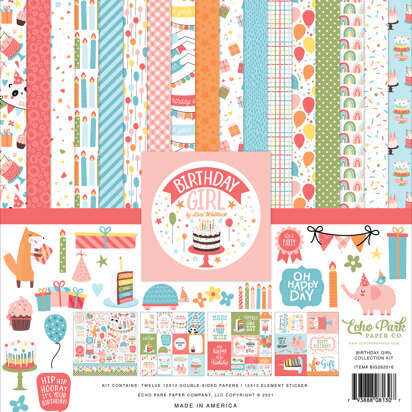 Echo Park Paper Birthday Girl Collection Kit