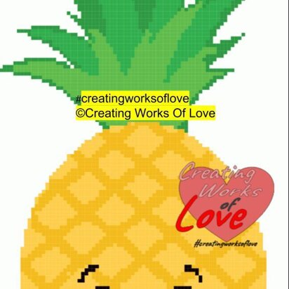 Cute Pineapple C2C Graphgan