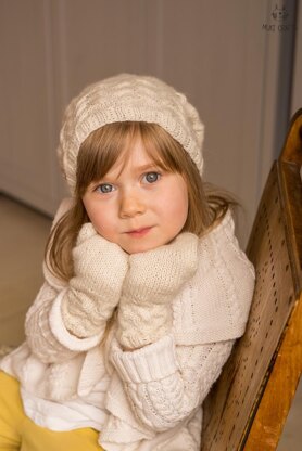 Loise hat and mittens set
