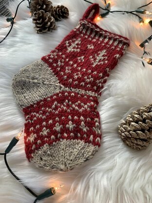 Little Aran Christmas Stockings