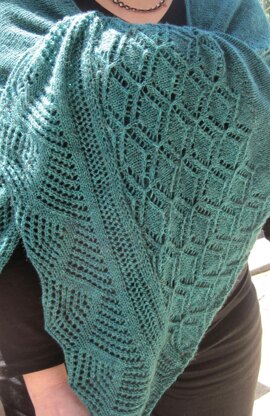 The Fetlar Wide Wingspan Shawl