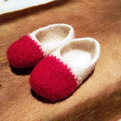 Children's Felted Slippers - Infant-Toddler sz.10