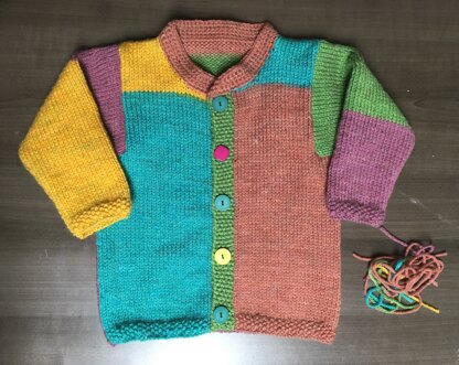 Colour block sweater