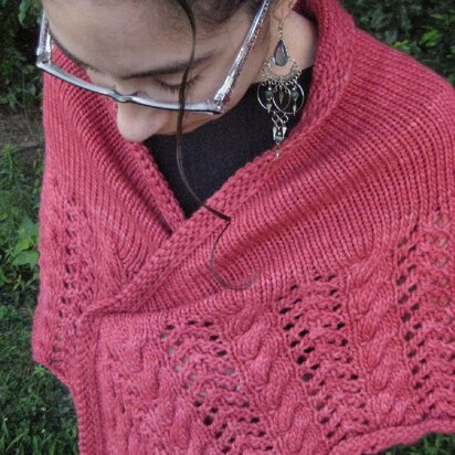 Winter Apple Shawl - knitting pattern