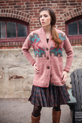 Toria Cardigan in Berroco Peruvia Quick - 336-7