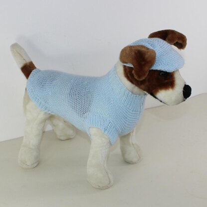 Small Dog 4 Ply Coat & Peak Cap