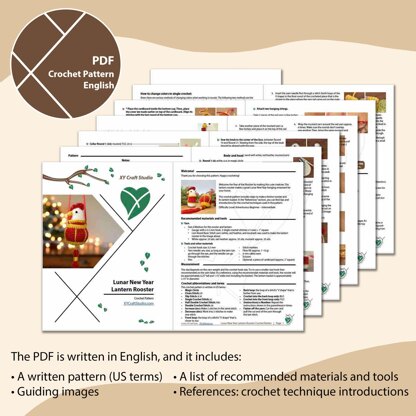 Lunar New Year Lantern Rooster