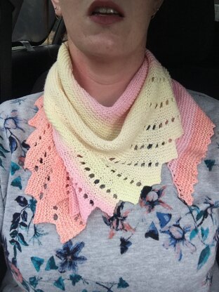 My shawl! Haha  (my mother took my first one!)