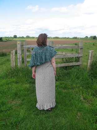 Jolly D Crescent Shawl