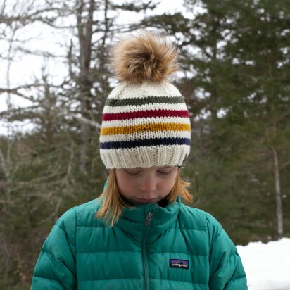 Hudson Bay Striped Beanie Hat Baby Children Women Men