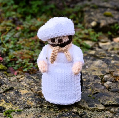 Victorian Baker Doll Knitting Pattern - Toy Knitting Pattern