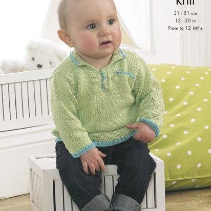 Baby Set in King Cole DK - 4190 - Downloadable PDF