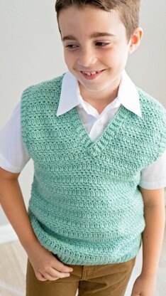 Heatherly Crochet Vest