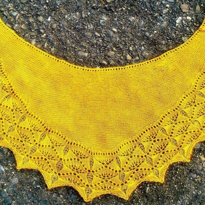 Autumn Gold Shawl