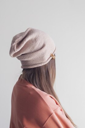 Unisex simple beanie - Slouchy beanie + VIDEO