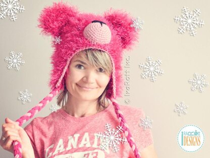 Fluffy the Classic Bear Hat Crochet Pattern