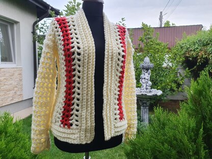 Crochet simple jacket