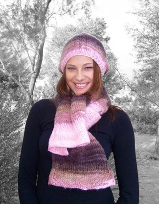 Slouchy Beanie and Scarf