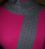 Charcoal Pearls cashmere scarf