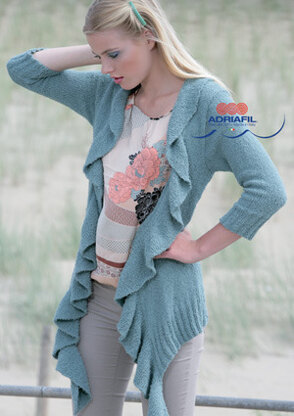 Charlotte Cardigan in Adriafil Petalo - Downloadable PDF