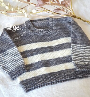 Ledger Stripe Sweater - P285