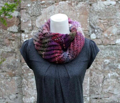 Purple haze infinity scarf