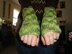 Reversible Cabled Wrist Warmers