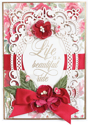 Spellbinders Chantilly Paper Lace By Becca Feeken - Annabelle's Trousseau Layering Frame