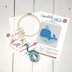 The Crafty Kit Company Whale Cross Stitch Kit