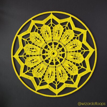 Mandala 'Zinnia' crochet pattern
