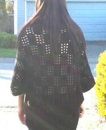 Easy Mesh Crochet Shrug Cardigan