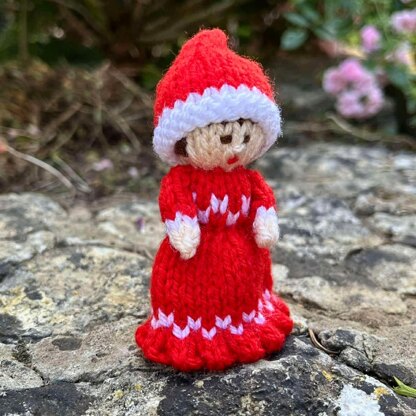 Miniature Christmas Elf and Angel Dolls Knitting Pattern - Toy Knitting Pattern