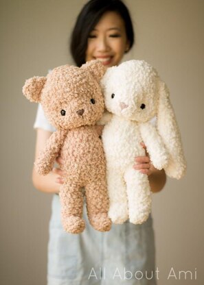 Fleece Teddy and Bunny