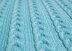 Cable Knit Baby Blanket