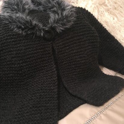 Fur collar jacket