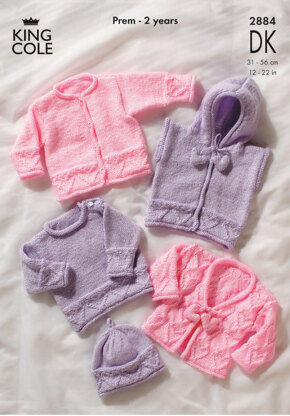 Sweater, Hoody & Cardigans in King Cole Comfort Baby DK - 2884