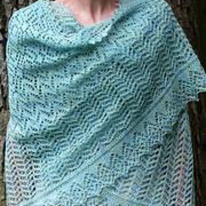 Ice Fantasia Shawl - knitting pattern