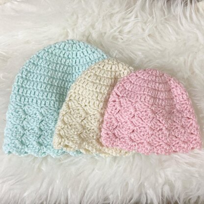 435- Crochet Pattern for babies Rainbow Hat- 7 sizes- small preemie to 4 years- 435