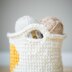 Crochet Heart Basket