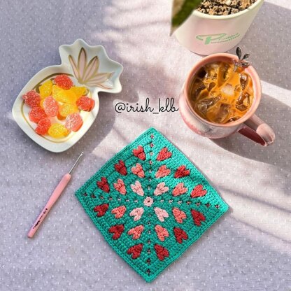Sweet Heart Mosaic Square