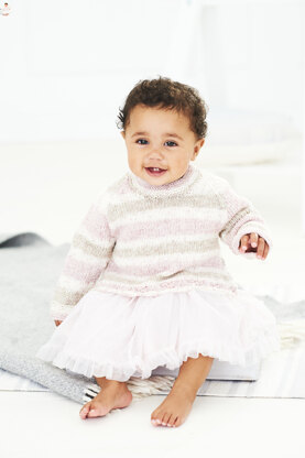 Cardigan and Jumper in Stylecraft Bambino Prints - 9747 - Leaflet