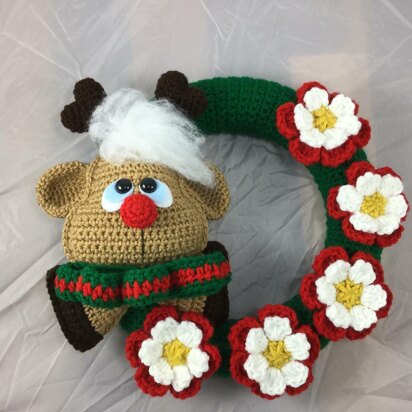 Reindeer Wreath Pattern