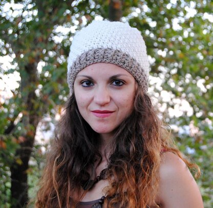 Slouchy star hat