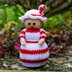 Christmas Doll Knitting Pattern - Toy Knitting Pattern