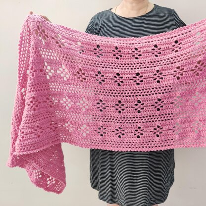 Flowertastic Pocket Shawl